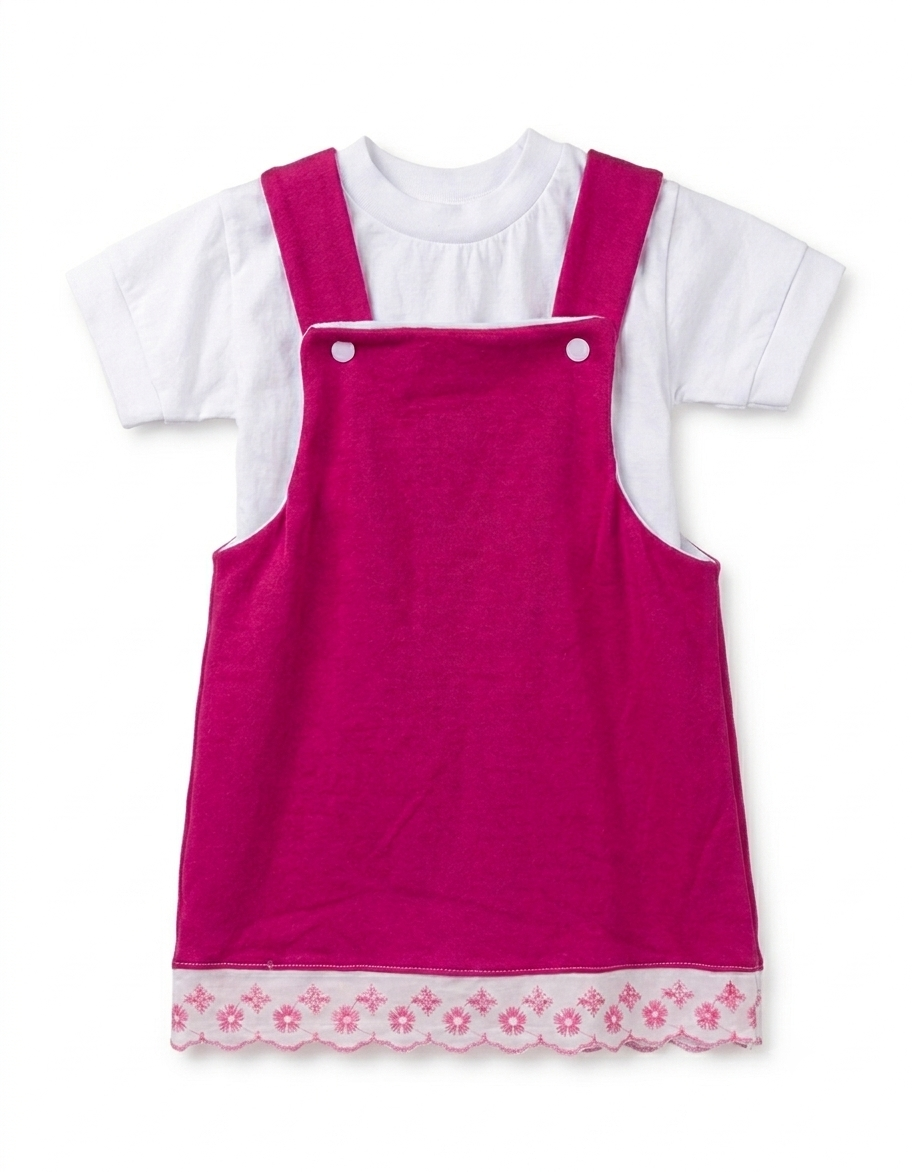 JARDINEIRA COM BLUSA